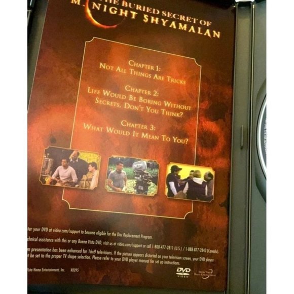 The Buried Secret of M Night Shyamalan DVD Buena Vista Universal Studios K0293 - Picture 5 of 7
